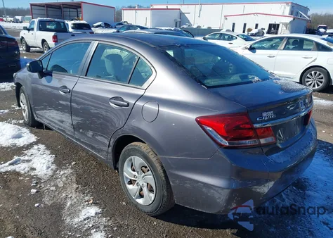 2015 Honda Civic Lx из США, поврежденный, VIN 19XFB2F55FE271753